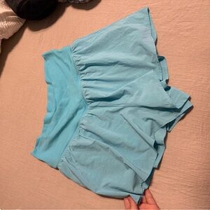 aerie Light Blue Athletic Skort with Built-In Shorts